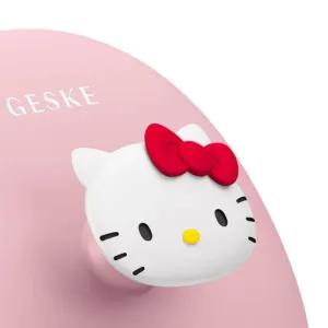 Szczoteczka do czyszczenia twarzy 3w1 z uchwytem Geske z Aplikacją (Hello Kitty różowy)