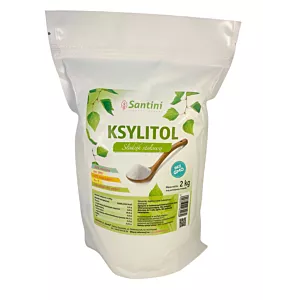 Ksylitol krystaliczny 2 kg TOREBKA, Santini