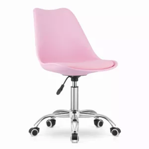 Krzesło obrotowe ALBA - róż