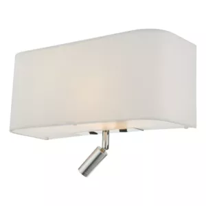 Kinkiet Ronda 3 Light Wall Light Ivory With LED Reading Light