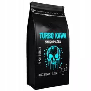 TURBO Kawa ziarnista Do ekspresu 1kg 80/20 Robusta/Arabica ODRZUTOWY ELIXIR