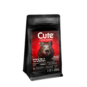 Kawa Ziarnista 250g BRAZYLIA WOMBA Świeżo Palona CUTE ©