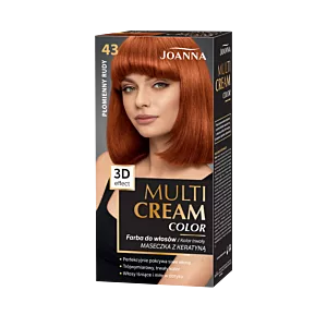 Joanna Multi Cream farba 43 płomienny rudy