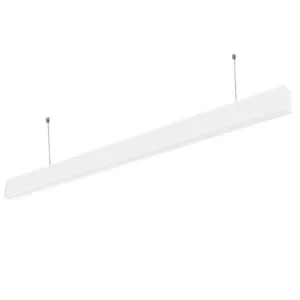 Lampa LED liniowa wisząca biurowa biała 100W 240cm 6000lm 4000K naturalna barwa