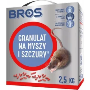 BROS -granu  myszy i szczury 2,5 KG