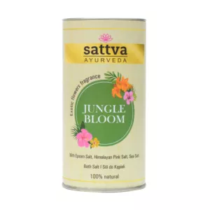 Sól do Kąpieli, Zapach egzotycznych kwiatów 300g Sattva