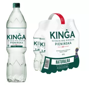 6x Kinga Pienińska woda mineralna naturalna 1,5 l