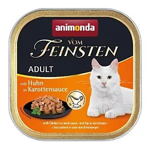 ANIMONDA Vom Feinsten Classic Cat kurczak w sosie marchewkowym - mokra karma dla kota - 100 g
