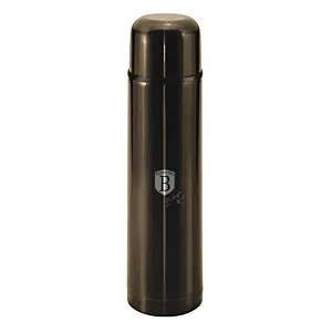 TERMOS STALOWY 1.0L BERLINGER HAUS METALLIC LINE SHINY BLACK BH-6819