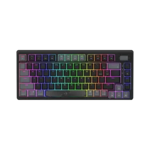AQIRYS Klawiatura mechaniczna 75%/81 klawiszy przewodowa ADARA MINI LE black/grey