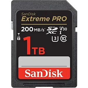 KARTA SANDISK EXTREME PRO SDXC 1TB 200/140 MB/s C10 V30 UHS-I U3