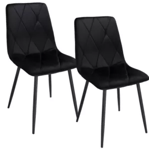 2 x Krzesło PIADO czarne (zestaw nogi + śruby)