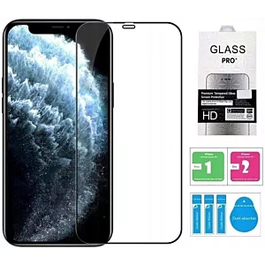 Szkło Hartowane 9H 5D do iPhone 12 i 12 Pro Zestaw