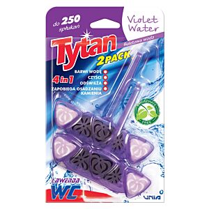 Czterofunkcyjna zawieszka barwiąca wodę Tytan Violet Water 2x40g