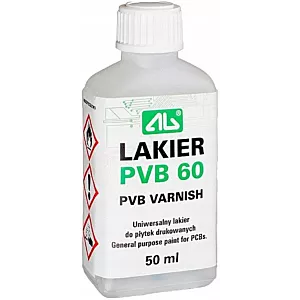 Lakier PVB 60 do płytek drukowanych 50ml