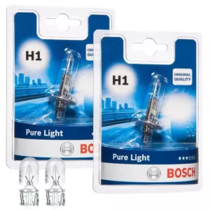 Żarówki H1 BOSCH Pure Light 12V 55W + W5W