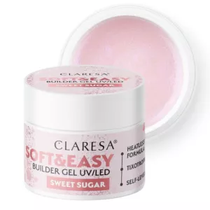 CLARESA Żel budujący do paznokci Soft&Easy SWEET SUGAR - 45g