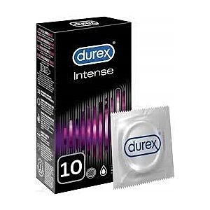 Durex Intense prezerwatywy 10 szt. gumki potęgujące sex zbliżenie intymne