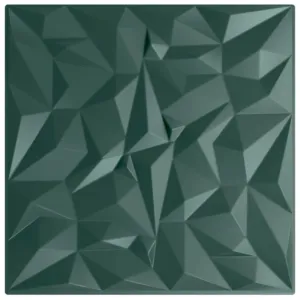 Panele ścienne, 24 szt., zielone, 50x50 cm, XPS, 6 m², ametyst