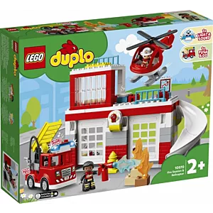 Klocki LEGO Duplo Remiza strażacka i helikopter 10970