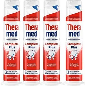 4x Pasta do zębów THERAMED Complete Plus 100 ml