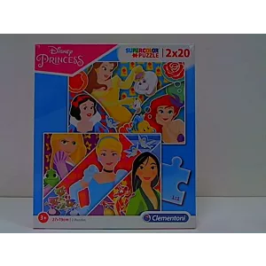 CLE.puzzle 2x20 Princess super kolor 24766