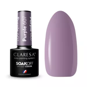 Claresa Lakier hybrydowy 5ml PURPLE 607 Fiolet