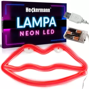 Neon LED Heckermann wiszący USTA Heckermann