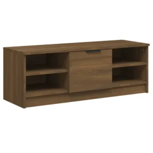 Szafka pod telewizor, brązowy dąb, 102x35,5x36,5 cm