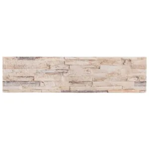 Panele ścienne 3D, 14 szt., biało-czerwone, 100x25 cm, EPS