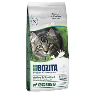 BOZITA Active & Sterilised Grain free Lamb - sucha karma dla kotów wychodzących po sterylizacji - 2kg