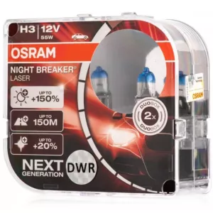Super mocne żarówki H3 OSRAM Night Breaker Laser