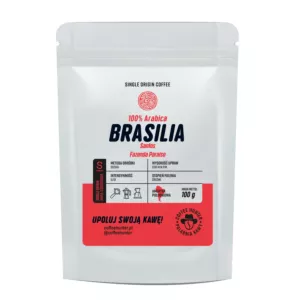 Brasilia Santos Fazenda Paraiso próbka 100 g. KAWA ZIARNISTA