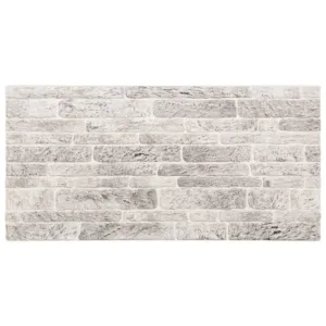 Panele ścienne 3D, 10 szt., jasnoszare, 100x50 cm, EPS