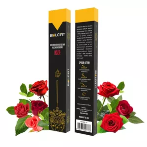 Naturalne kadzidełka zapachowe Róża - 40 g Bilovit