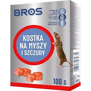 Kostka na myszy i szczury Bros 100 g