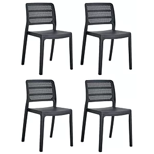 Krzesło PAGI - czarne x 4