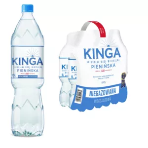 6x Kinga Pienińska woda mineralna niegazowana 1,5 l