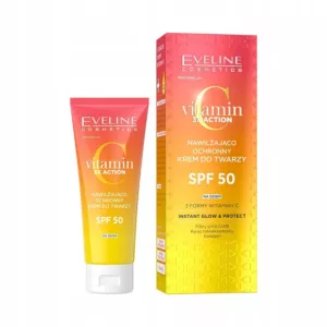 Eveline Vitamin C 3x Action Nawilżająco-ochronny krem do twarzy SPF 50 30ml