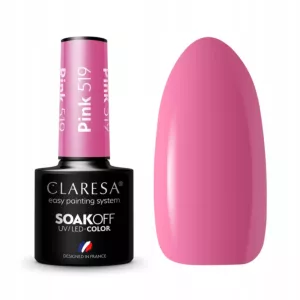 CLARESA Lakier hybrydowy PINK 519 - 5g