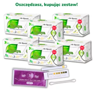 Wkładki higieniczne Shuya Health - zestaw 6 opakowań - w zestawie TANIEJ!