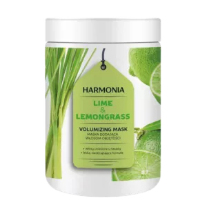 HARMONIA Maska do włosów dodająca objętości LIME & LEMONGRASS - 1000g