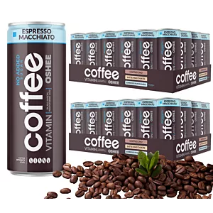 48x OSHEE Vitamin Coffee Espresso Macchiato 250 ml