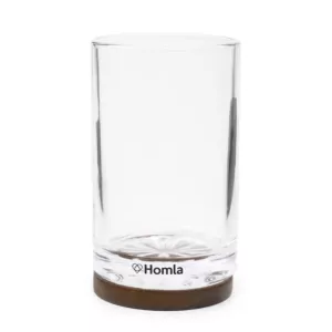 Kubek łazienkowy DENIKA szklany transparentny 6.9x11cm HOMLA