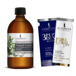 Afrodita Olejek Do Masażu Argan I Żurawina + 2 Próbki