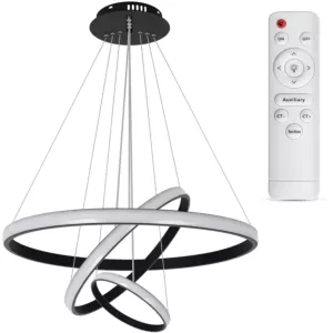 Lampa wisząca sufitowa LED Modern Ring Heckermann® NST-P6060 z pilotem