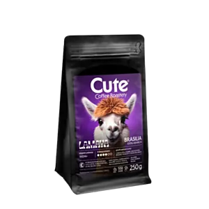 Kawa Ziarnista 250g BRAZYLIA LAMAYA 100% ARABIKA Świeżo Palona CUTE ©