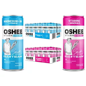 48 szt. OSHEE Vitamin Energy Witaminy i Minerały + Magnez 250 ml