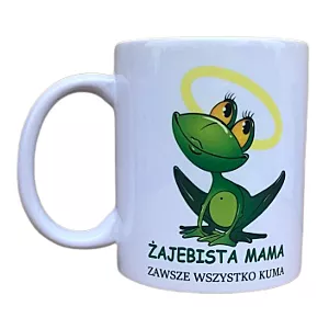 Kubek DZIEŃ MATKI Żajebista Mama + kartonik