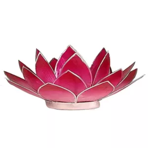 Świecznik tealight podgrzewacz kwiat lotosu  czakra 13,5cm